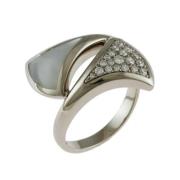 Pre-owned White Gold rings Bvlgari Vintage , Gray , Dames