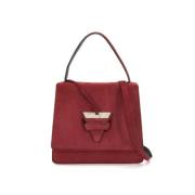 Pre-owned Suede shoulder-bags Loewe Pre-owned , Red , Dames