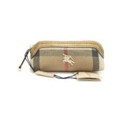Pre-owned Cotton clutches Burberry Vintage , Beige , Dames