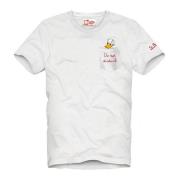 Witte T-shirts en Polos MC2 Saint Barth , White , Heren