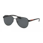 Zonnebril Linea Rossa PS 54Ts Prada , Black , Heren