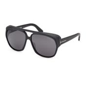 Jayden Sunglasses Black 02A Tom Ford , Black , Heren