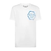 T-Shirts Philipp Plein , White , Heren