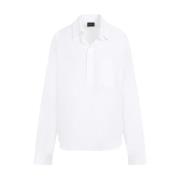 Witte Katoenen Shirt Balenciaga , White , Dames