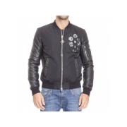 Bomber Jackets Philipp Plein , Black , Heren