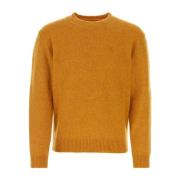 Round-neck Knitwear Baracuta , Yellow , Heren