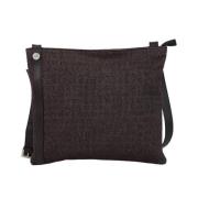 Pre-owned Cotton shoulder-bags Bvlgari Vintage , Brown , Dames