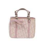 Pre-owned Canvas handbags Dior Vintage , Pink , Dames
