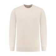 Bedrukte Crewneck Sweatshirt Pure Path , Beige , Heren