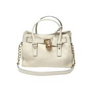 Pre-owned Leather handbags Michael Kors Pre-owned , White , Dames