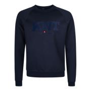 Blauwe Sweatshirt Kiton , Blue , Heren