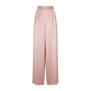 Wide Trousers Fabiana Filippi , Pink , Dames