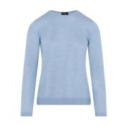 Luxe Cashmere Sweater Light Denim Akris , Blue , Dames