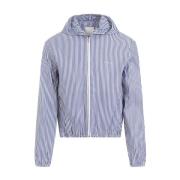 Blauwe Shrunken Windbreaker Jas Givenchy , Blue , Heren