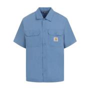 Sorrento Craft Shirt Carhartt Wip , Blue , Heren