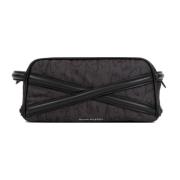 Zwarte Wash Bag Alexander McQueen , Black , Heren