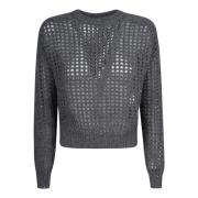 Cco19 Sweater Brunello Cucinelli , Gray , Dames