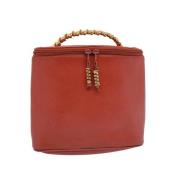 Pre-owned Leather handbags Loewe Pre-owned , Red , Dames