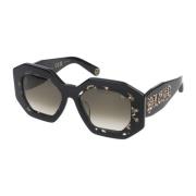 Stijlvolle zonnebril Spp098M Philipp Plein , Black , Dames