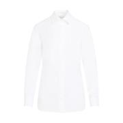 Witte Derica Shirt The Row , White , Dames