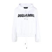 Hoodies Dsquared2 , White , Dames