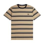 Heren Gestreept T-shirt Fred Perry , Multicolor , Heren