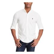 Witte Featherweight Mesh Shirt Ralph Lauren , White , Heren