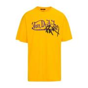 Laurenz Lifestyle T-shirt VON Dutch , Yellow , Heren