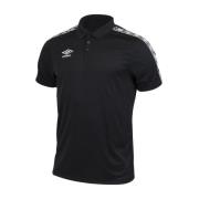 Diamant Polo Teamkleding Umbro , Black , Heren