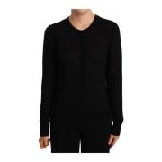 Round-neck Knitwear Dolce & Gabbana , Black , Dames