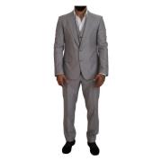 Single Breasted Suits Dolce & Gabbana , Gray , Heren