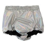 Zilveren Holografische Hoge Taille Hot Pants Shorts Dolce & Gabbana , ...