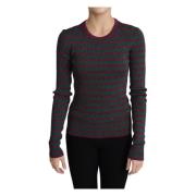 Round-neck Knitwear Dolce & Gabbana , Multicolor , Dames