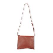 Modulaire, terracotta leren tas Cortana , Red , Dames