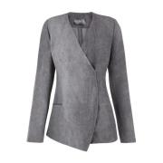 Baby, linnen jas in stormkleur Cortana , Gray , Dames