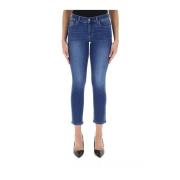 Slim Stretch Katoen Denim Jeans Liu Jo , Blue , Dames