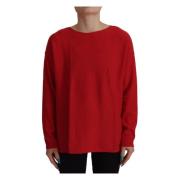 Round-neck Knitwear Dolce & Gabbana , Red , Dames