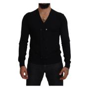 Cardigans Dolce & Gabbana , Black , Heren