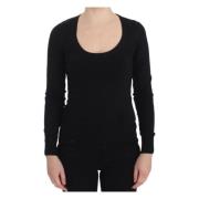 Zwarte Cashmere Crewneck Sweater Pullover Dolce & Gabbana , Black , Da...