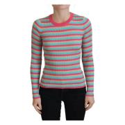 Round-neck Knitwear Dolce & Gabbana , Multicolor , Dames