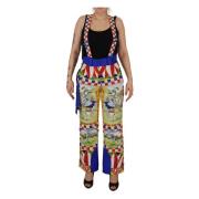 Kleurrijke Hoge Taille Sneeuwbroek Dolce & Gabbana , Multicolor , Dame...