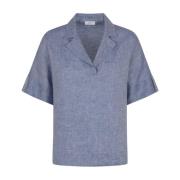 Polo Shirts Peserico , Blue , Dames