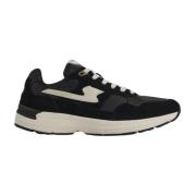 Suede Mix Sneakers S.w.c. Stepney Workers Club , Black , Heren