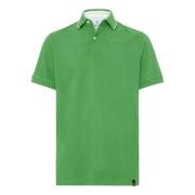 Ss 30S/1 Piquet Solid Polo Boggi Milano , Green , Heren