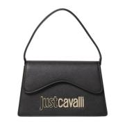 Kleine Schoudertas Metalen Logo Just Cavalli , Black , Dames