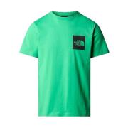 Fijne T-shirt in Optic Emerald The North Face , Green , Heren