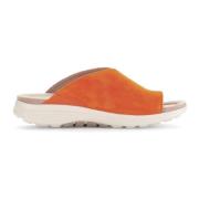 Stijlvolle Rolling Slides voor dames - Oranje Gabor , Orange , Dames