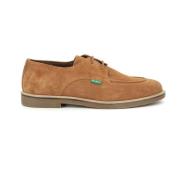 Comfortabele Leren Derby Schoenen Kickers , Brown , Heren