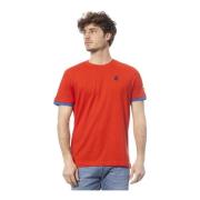 Heren Katoen Logo T-shirt Invicta , Red , Heren