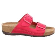 Flat Sandals Rohde , Pink , Dames